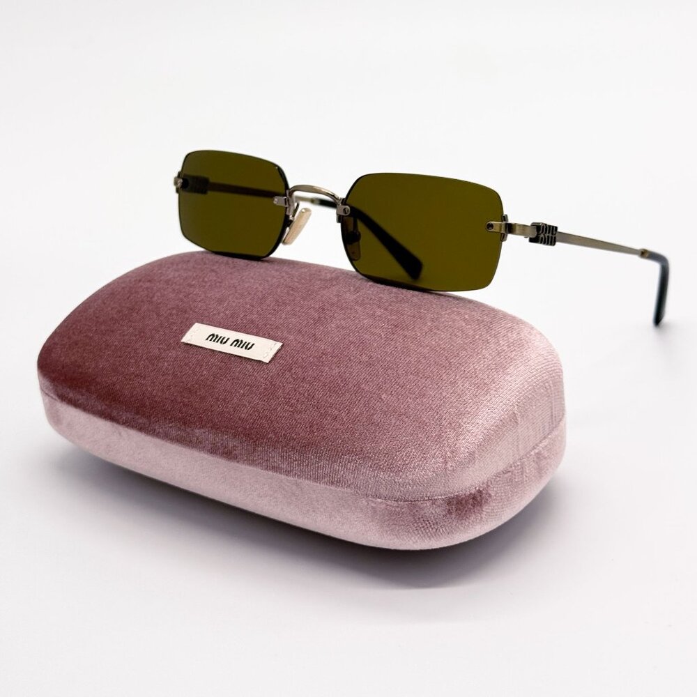 NEW MIU MIU SUNGLASSES MUB50S 26C09Z BROWN WOMEN MU B50S SMU B50